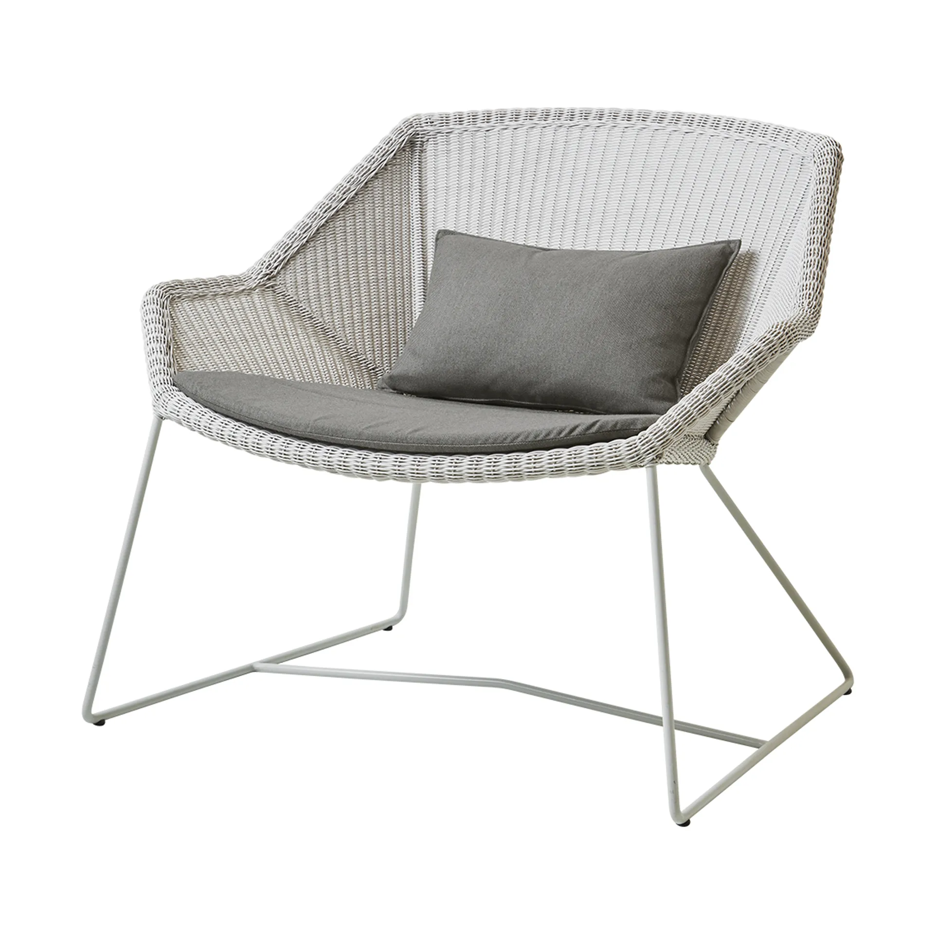 Breeze Lounge-Sesselsitzgruppe, Cane-line Matt Taupe Cane-line
