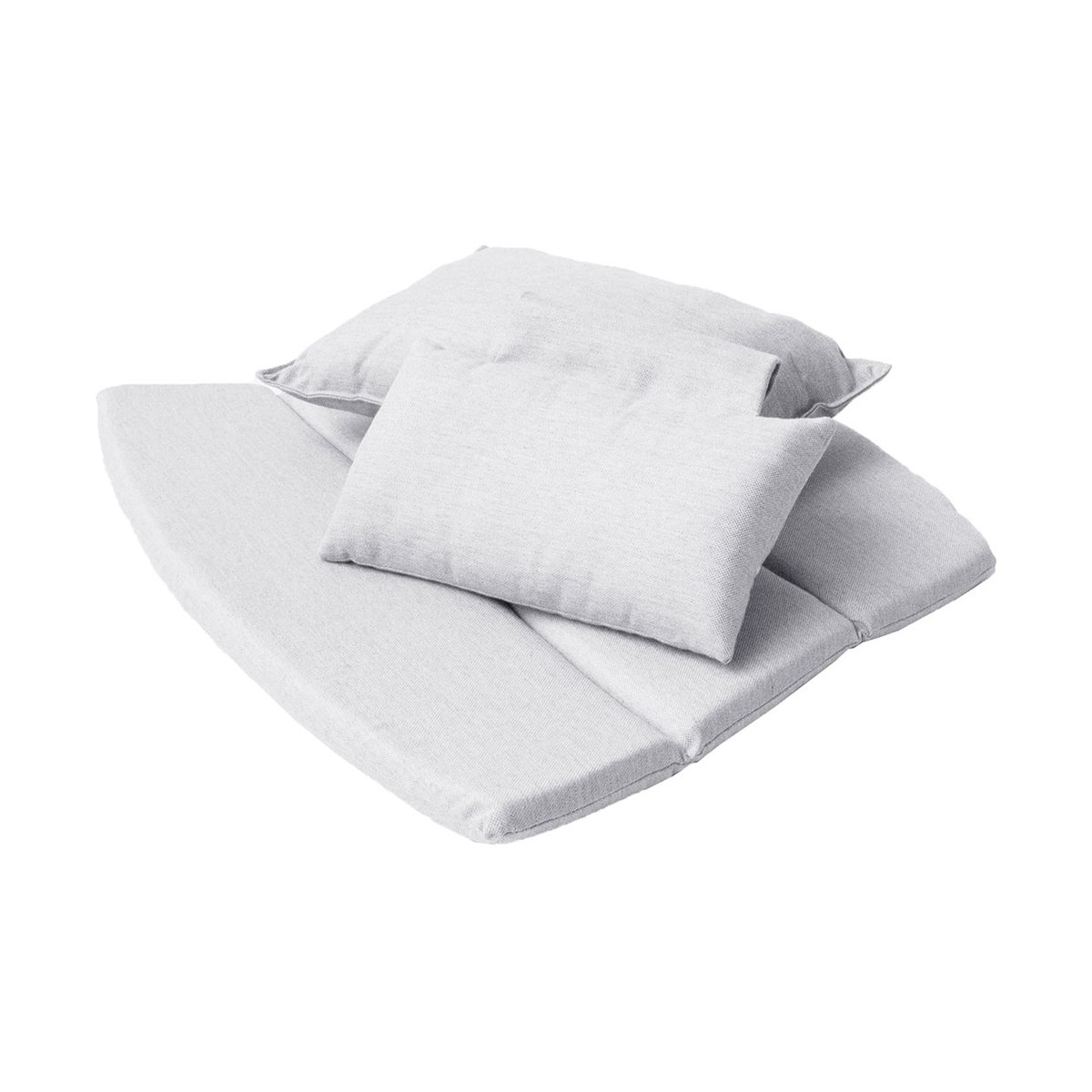 Cane-line Breeze Lounge-Sesselsitzgruppe mit hoher Rückenlehne Cane-line Matt Light Grey