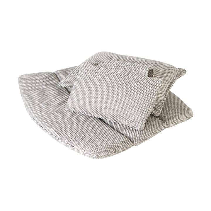 Breeze Lounge-Sesselsitzgruppe mit hoher Rückenlehne - Focus Light Grey - Cane-line