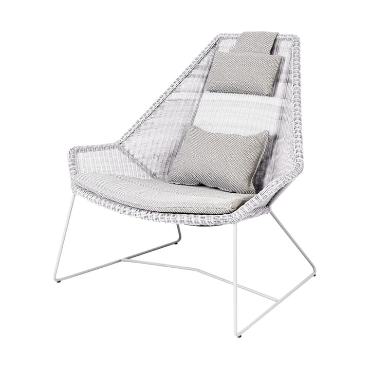 Breeze Lounge-Sesselsitzgruppe mit hoher Rückenlehne - Focus Light Grey - Cane-line