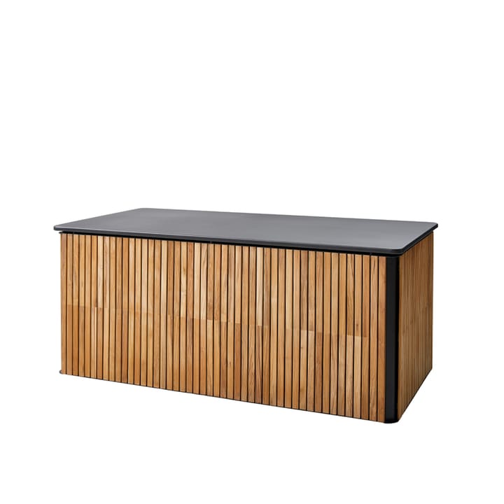 Combine Kissenbox - Teak, Lava Grey, groß - Cane-line