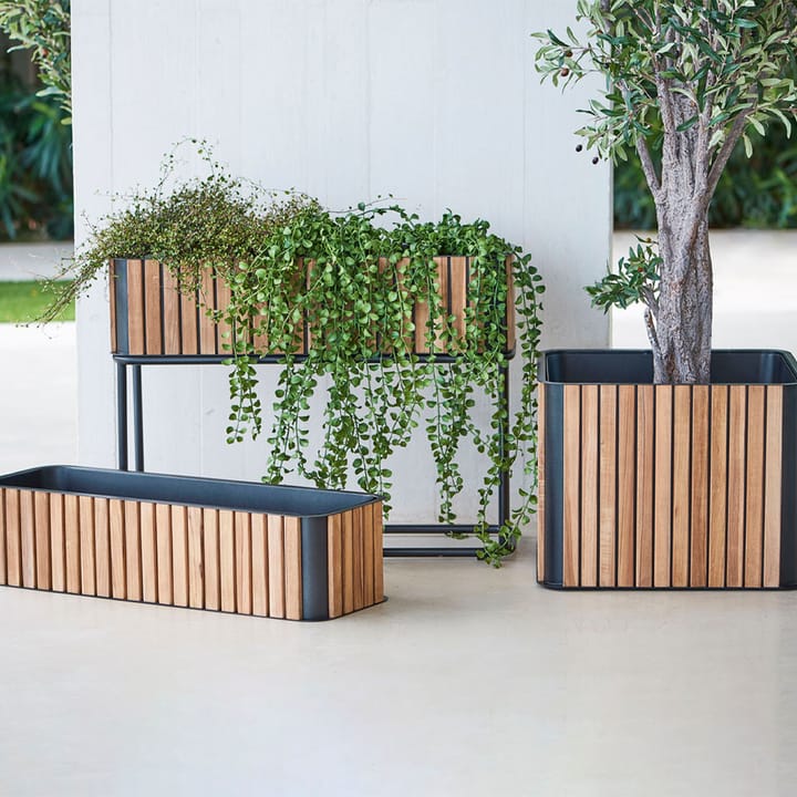 Combine Pflanzbox - Teak, Lava Grey - Cane-line