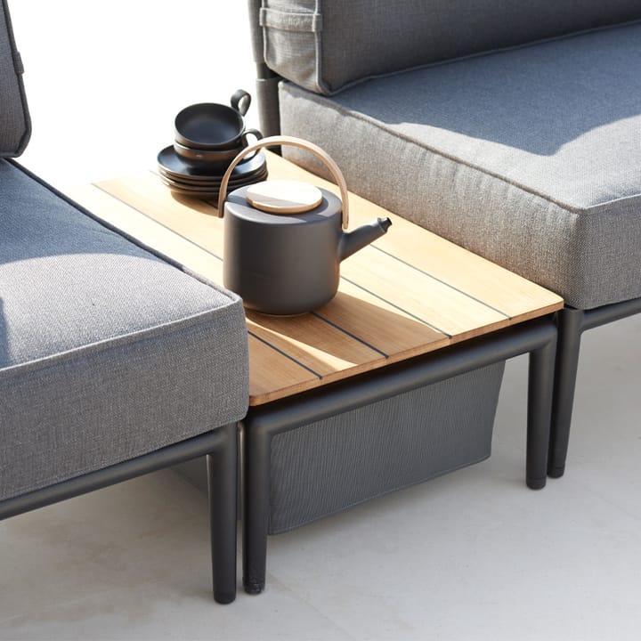Conic Couchtisch, Hellgrau, Teak Cane-line