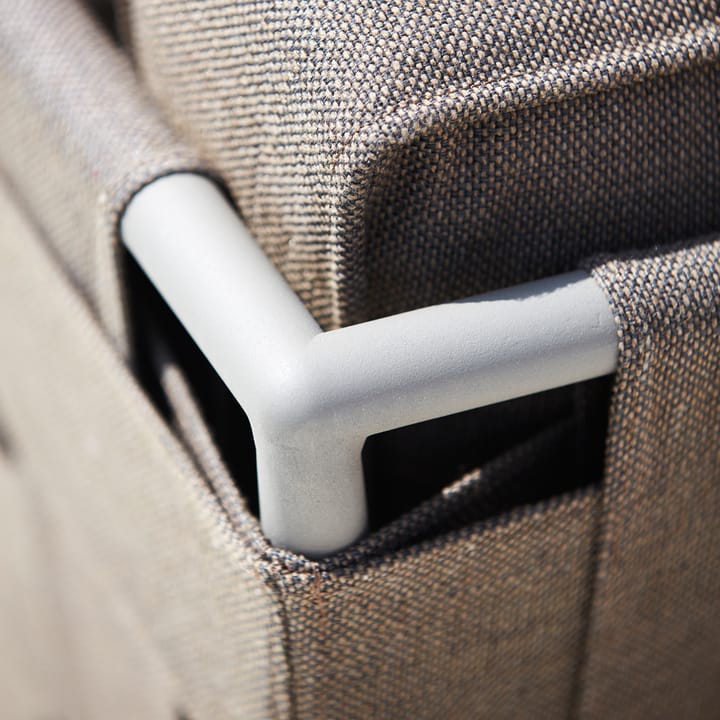 Conic Modulsofa, Cane-Line Airtouch Grey, rechts, inkl. Kissen Cane-line