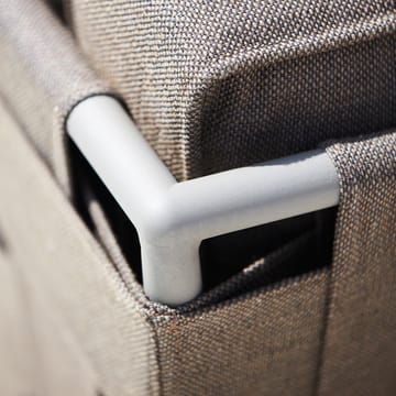 Conic Modulsofa - Cane-Line Airtouch Light Grey-rechts-inkl. Kissen - Cane-line