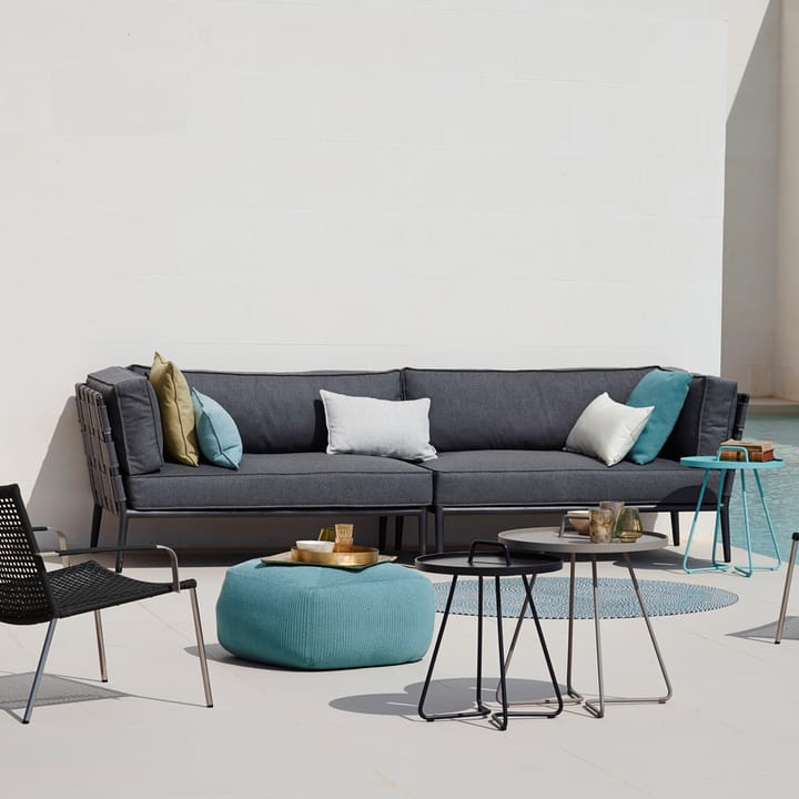Conic Modulsofa, Cane-Line Airtouch Light Grey-rechts-inkl. Kissen Cane-line