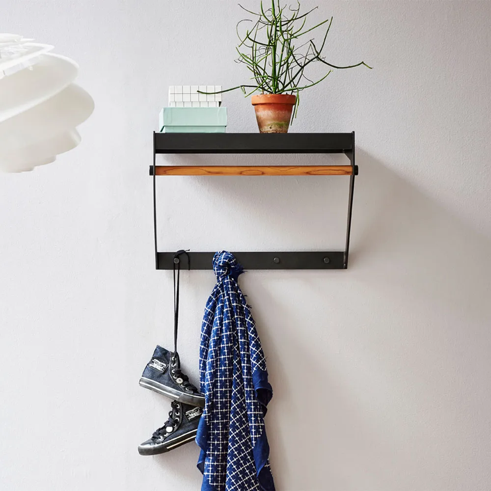 Copenhagen City Hutablage, White, Teak Cane-line