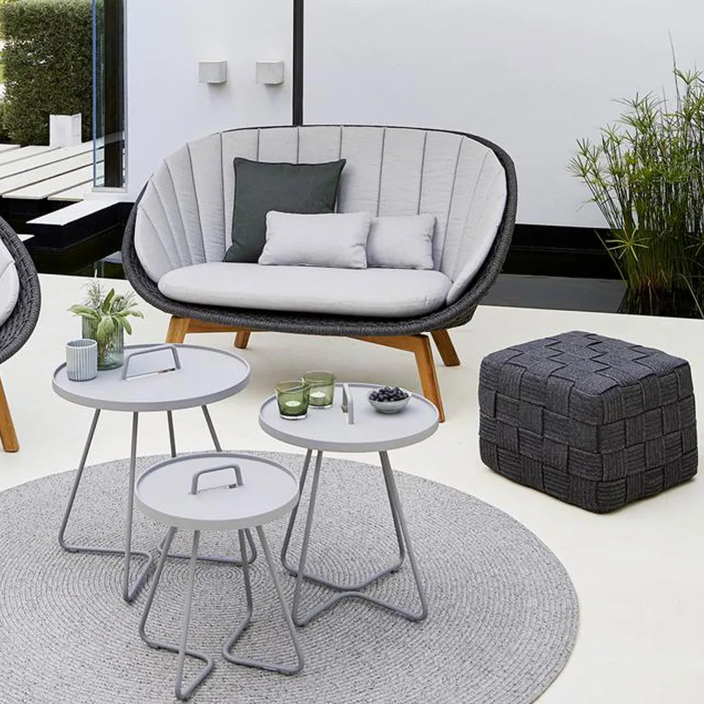 Cupe Hocker, Taupe Cane-line