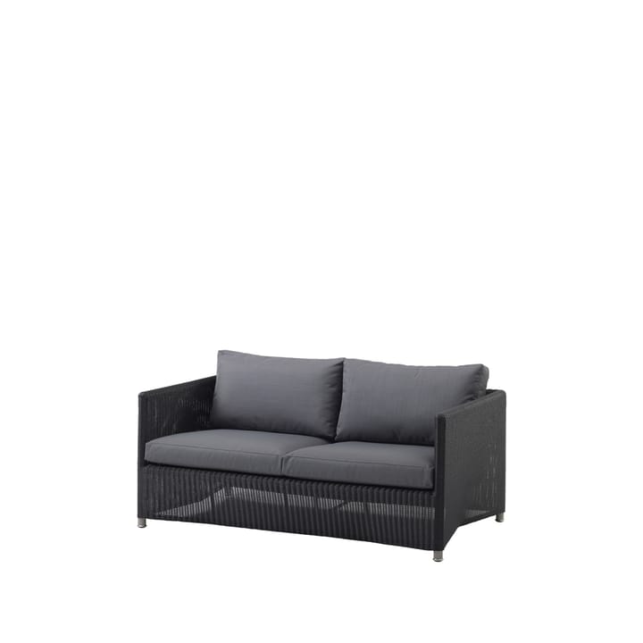 Diamand Sofa 2-Sitzer Weave - Cane-Line Matt Graphit - Cane-line