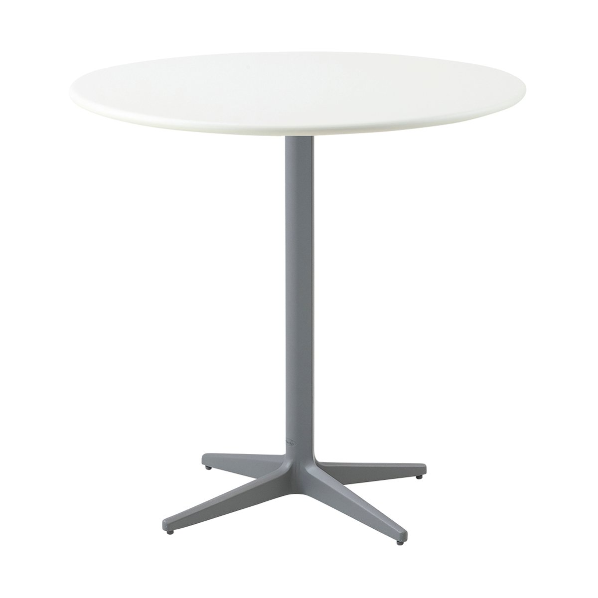 Cane-line Drop Café-Tisch Ø60 cm White-Light Grey