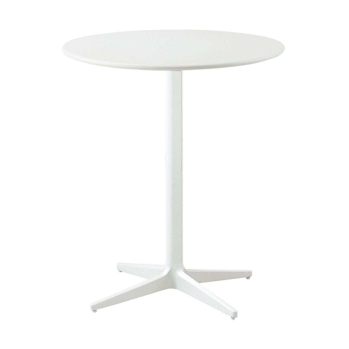 Cane-line Drop Café-Tisch o60 cm White-White | Skandinavisches Design | Gartentische | Weiß