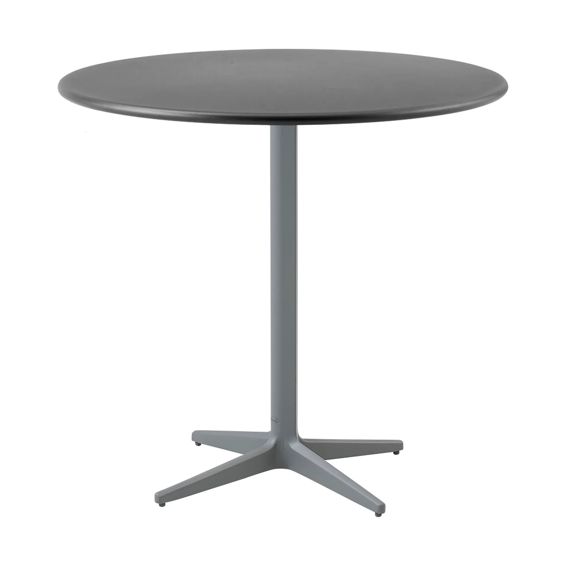 Drop Café-Tisch Ø80 cm, Lava Grey-Light Grey Cane-line