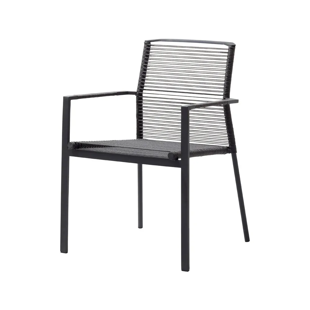 Edge Armlehnstuhl, Anthracite Cane-line