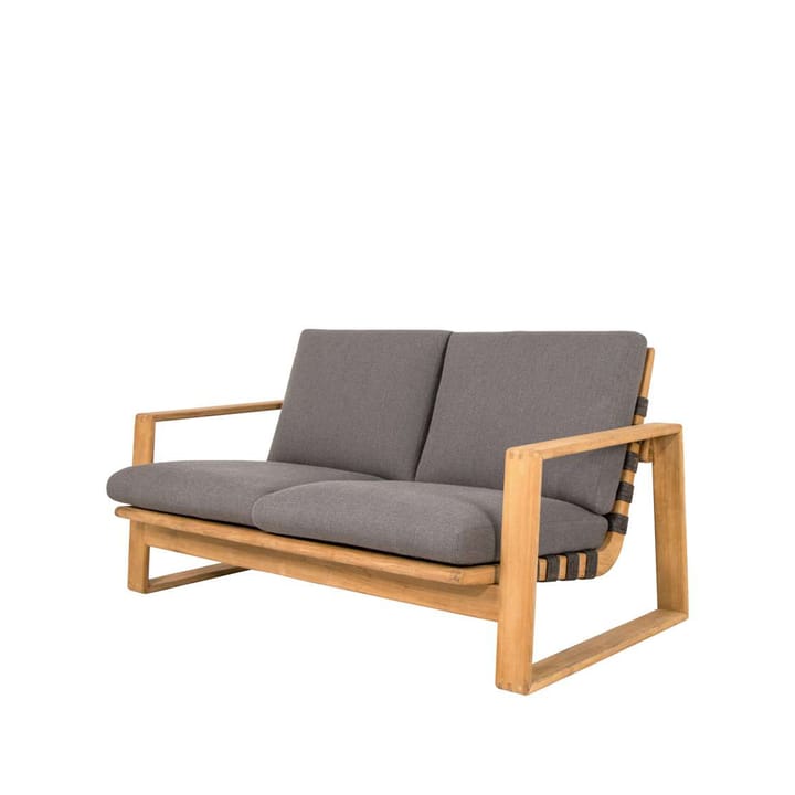 Endless Soft 2-Sitzer Sofa Teak - Cane-Line AirTouch Grey - Cane-line