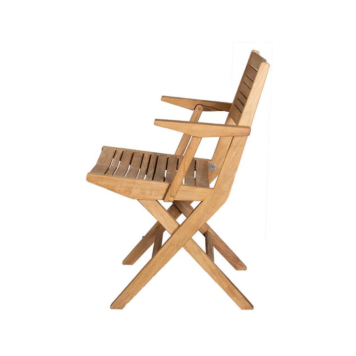 Flip Klappstuhl, Teak, mit Armlehnen Cane-line