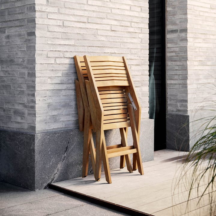 Flip Klappstuhl, Teak, mit Armlehnen Cane-line