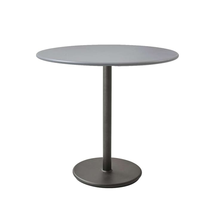 Go Café-Tisch Ø80 cm - Light Grey-Lava Grey - Cane-line