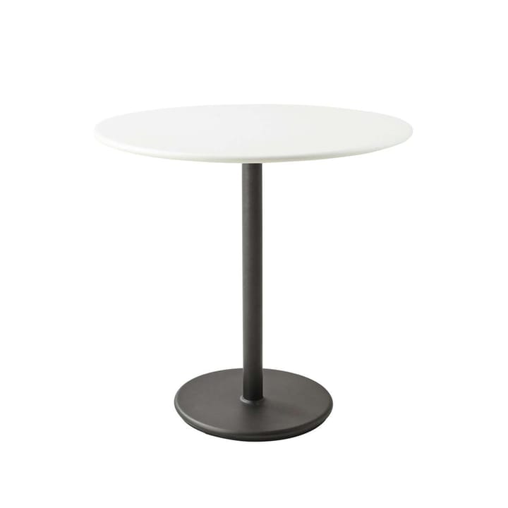 Go Café-Tisch Ø80 cm - White-Lava Grey - Cane-line