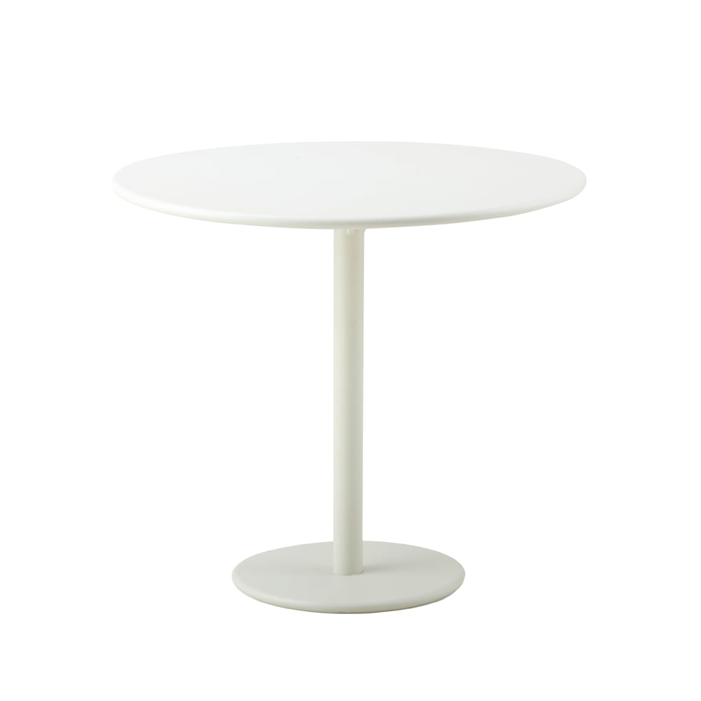 Cane-line Go Café-Tisch Ø80 cm White-White