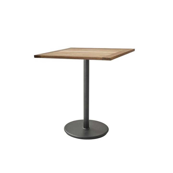 Go Café-Tisch Teak 72x72 cm - Lava Grey Stativ - Cane-line