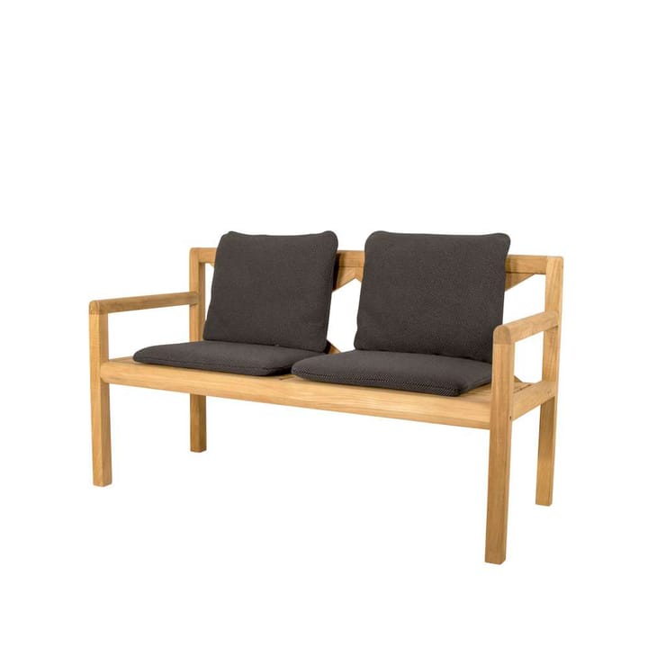 Grace 2-Sitzer Bank - Dark Grey, Teak - Cane-line