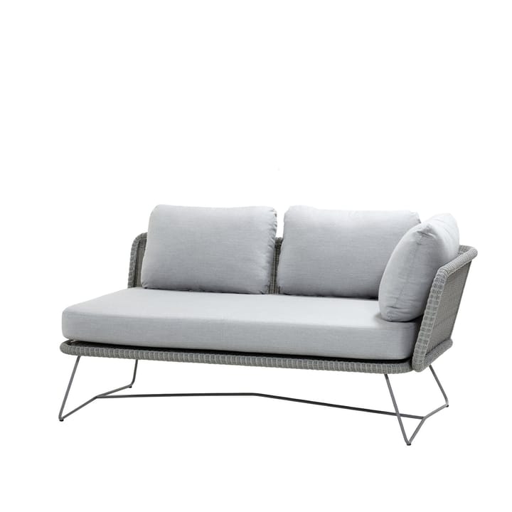 Horizon Modulsofa - Cane-Line Matt Light Grey, links - Cane-line