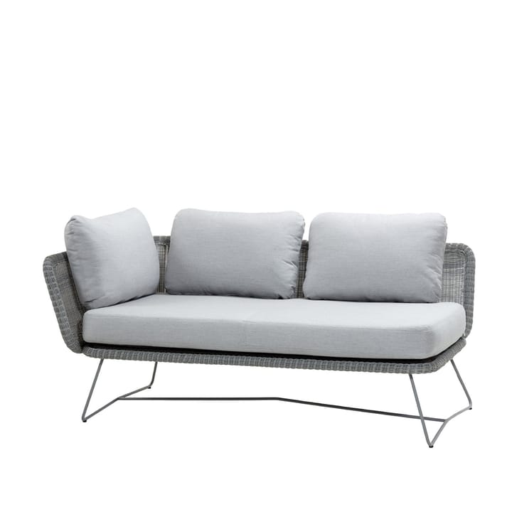 Horizon Modulsofa - Cane-Line Matt Light Grey, rechts - Cane-line