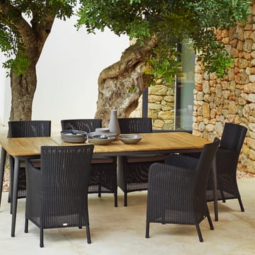 Kern Esstisch Teak 210x100x74 cm - Taupe stativ - Cane-line