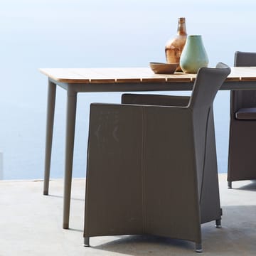Kern Esstisch Teak 210x100x74 cm - Taupe stativ - Cane-line