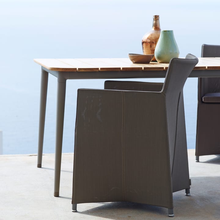Kern Esstisch Teak 210x100x74 cm, Taupe stativ Cane-line