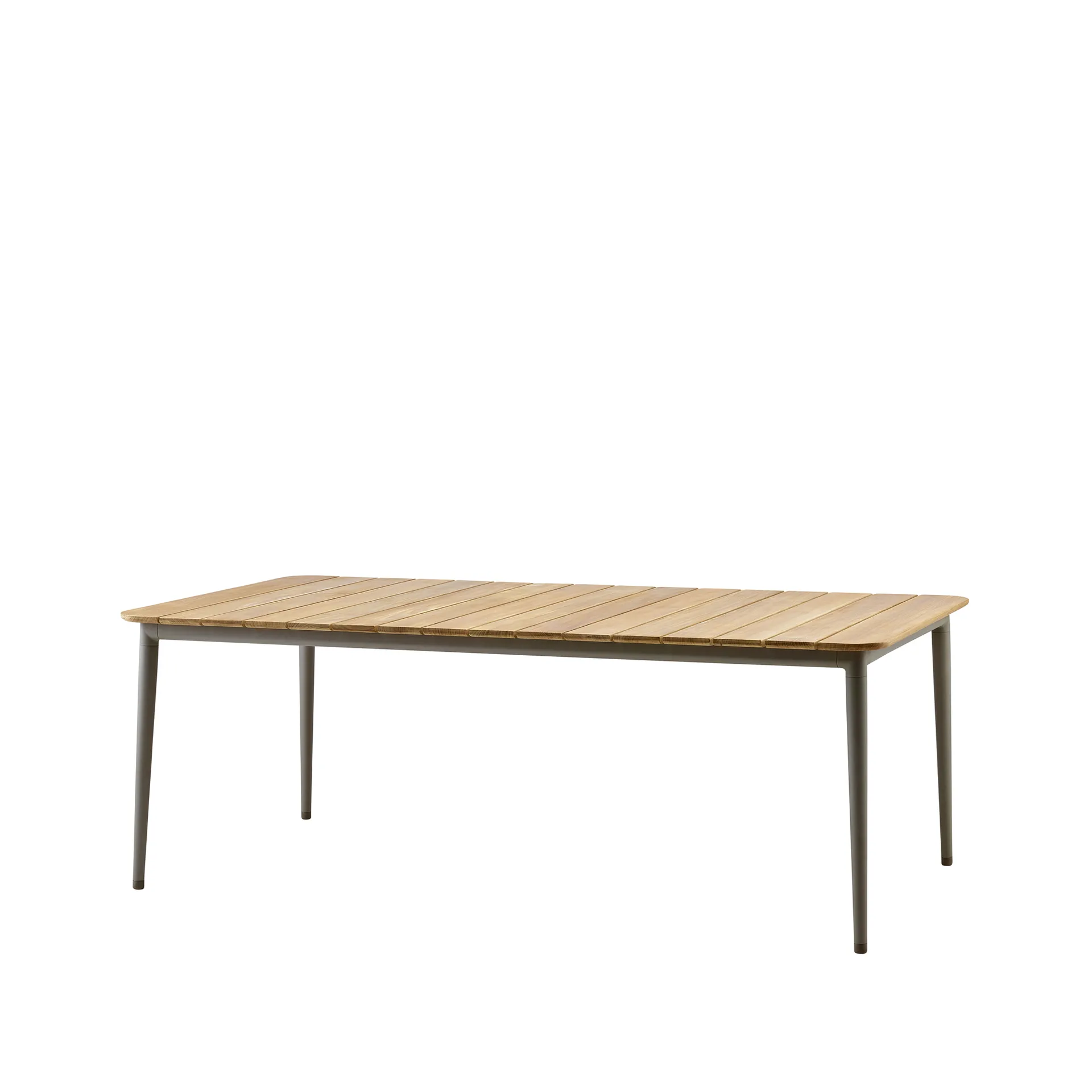 Kern Esstisch Teak 210x100x74 cm, Taupe stativ Cane-line