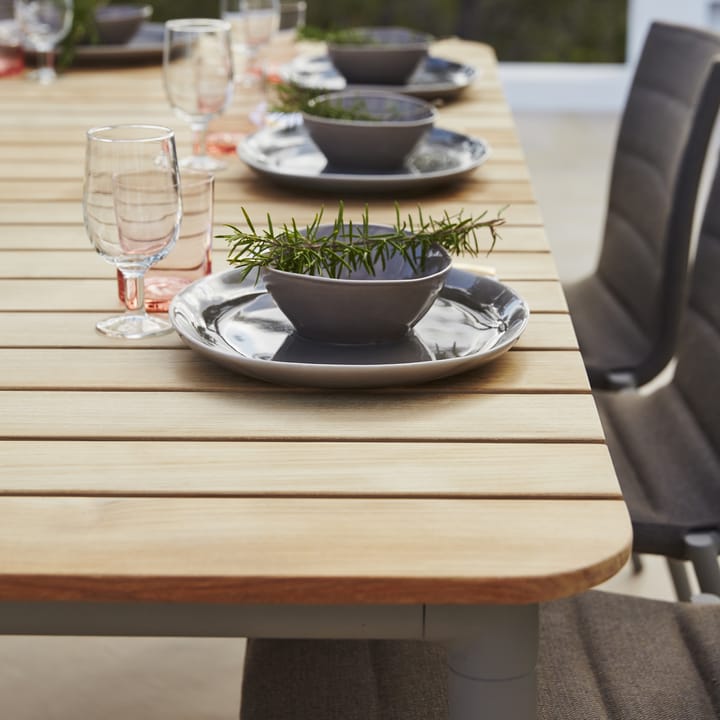 Kern Esstisch Teak 210x100x74 cm, Taupe stativ Cane-line