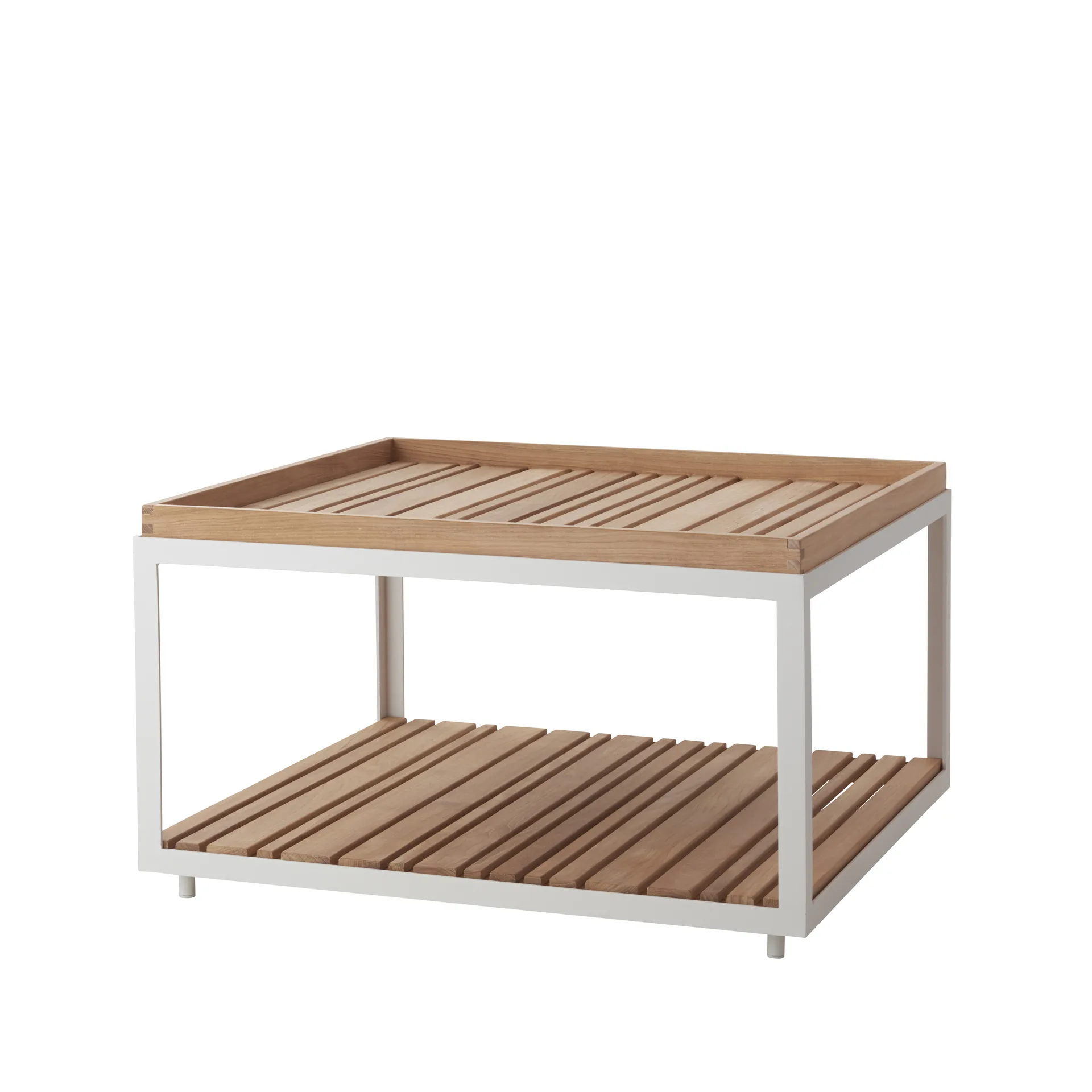 Level Couchtisch Teak 79x79 cm, White Cane-line