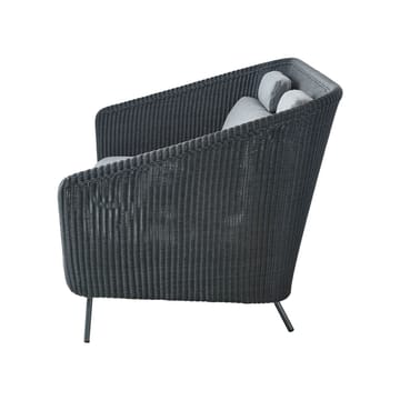 Mega 2-Sitzer Sofa - Graphic, graue Kissen - Cane-line
