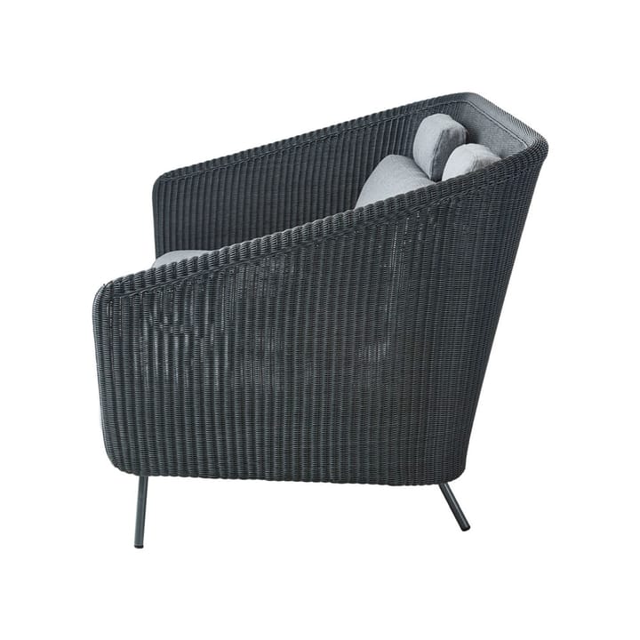 Mega 2-Sitzer Sofa - Graphic, graue Kissen - Cane-line