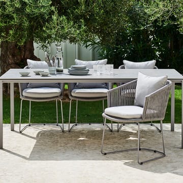 Moments Stuhl - Cane-line matt grey, cane-line soft rope - Cane-line