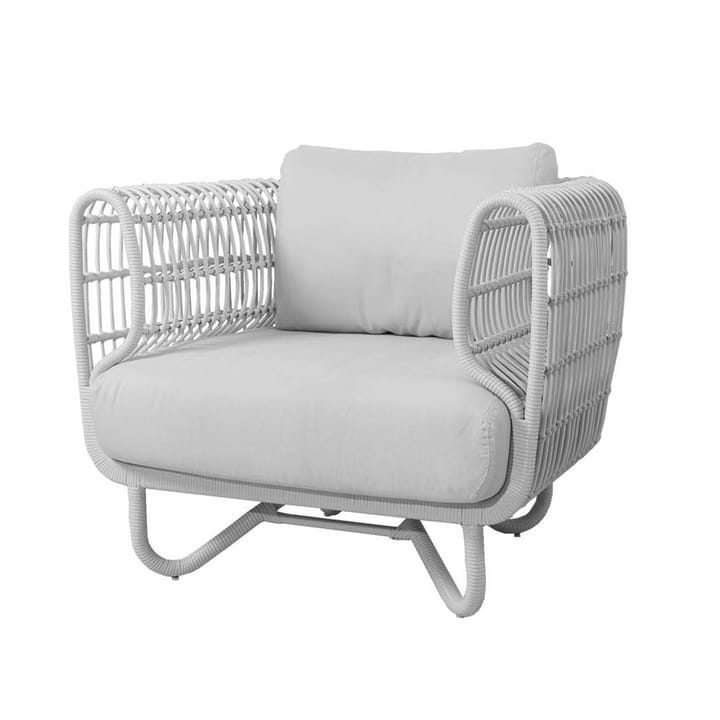 Nest Loungesessel Weave - White, Cane-Line Matt White - Cane-line