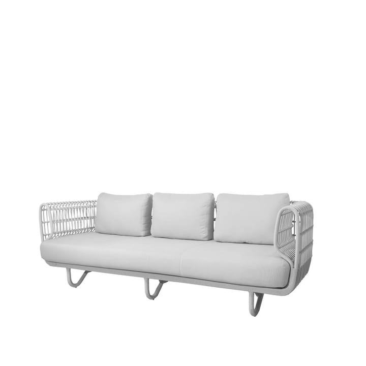 Nest Sofa 3-Sitzer Weave - White, Cane-Line Matt White - Cane-line