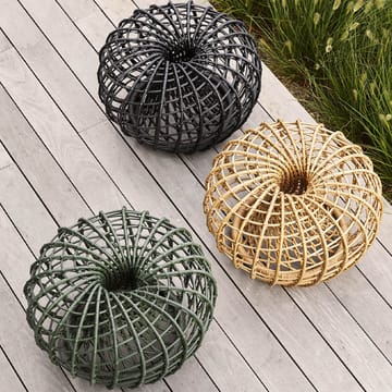 Nest Tisch/Hocker - Dark Green, klein - Cane-line