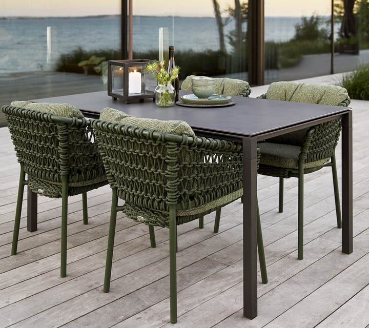 Ocean/Basket/Moments Stuhlkissen-Set - Wove Dark Green - Cane-line