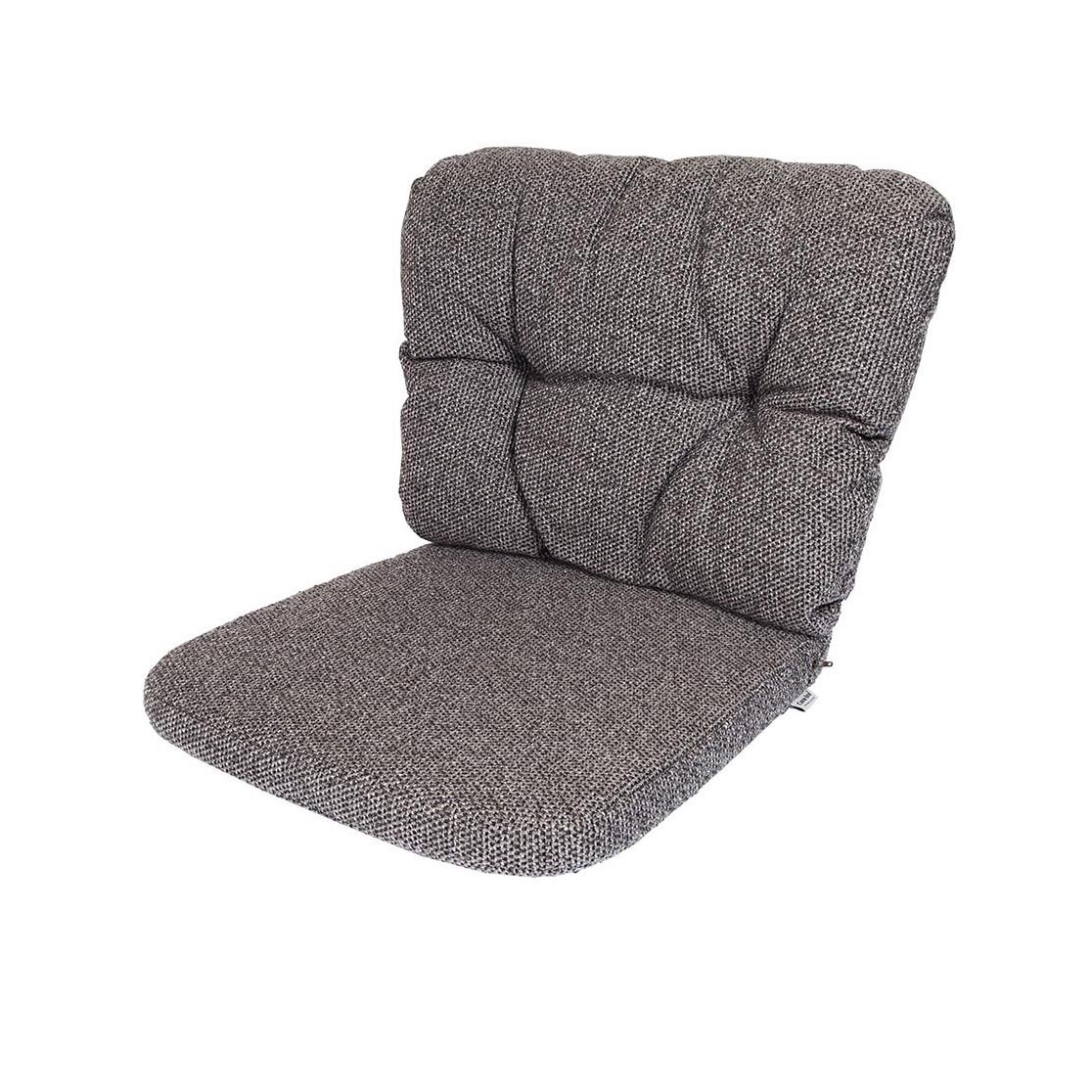 Cane-line Ocean/Basket/Moments Stuhlkissen-Set Wove Dark Grey