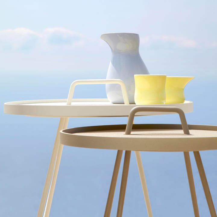 On the move Tisch Ø52 cm, Light Grey Cane-line