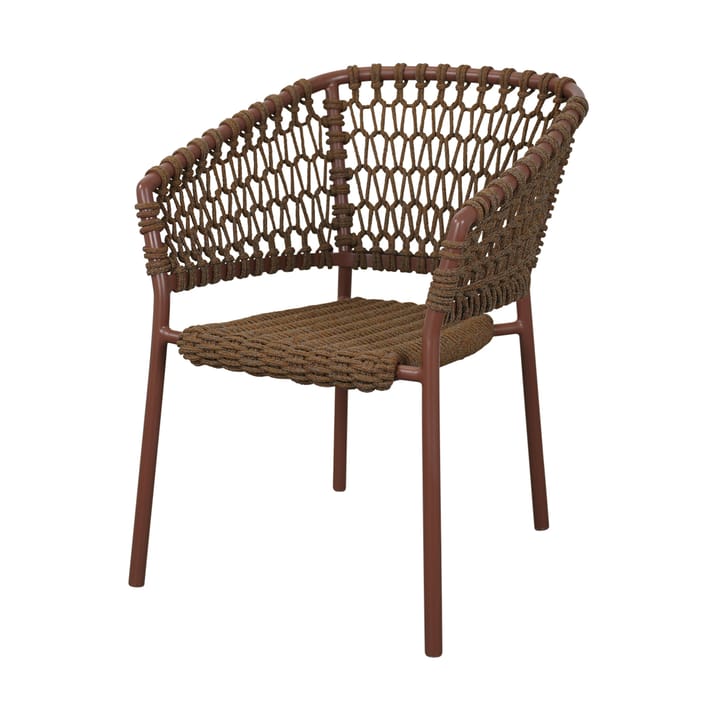 Ozean Armlehnenstuhl Aluminium - Umber brown (Soft Rope) - Cane-line