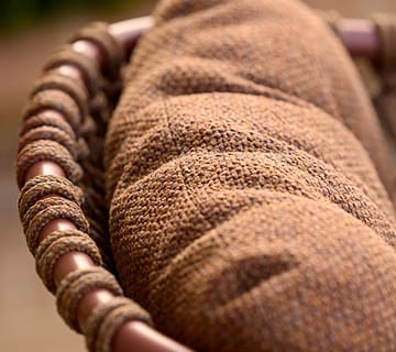 Ozean Armlehnenstuhl Aluminium - Umber brown (Soft Rope) - Cane-line