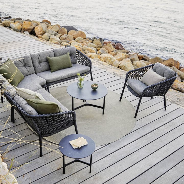 Ozean Modulsofa, Dark Grey, einfach Cane-line