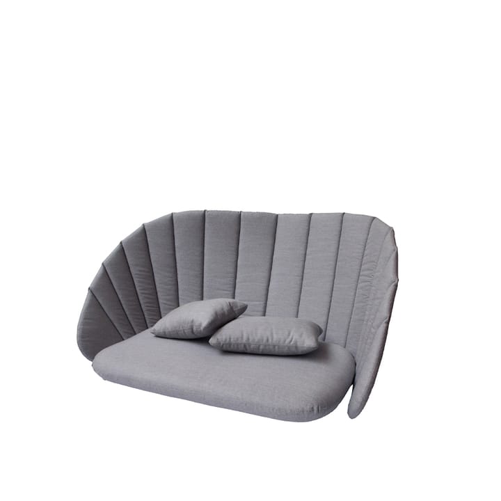 Peacock Sofa-Set 2-Sitzer - Cane-line Matt Grey - Cane-line