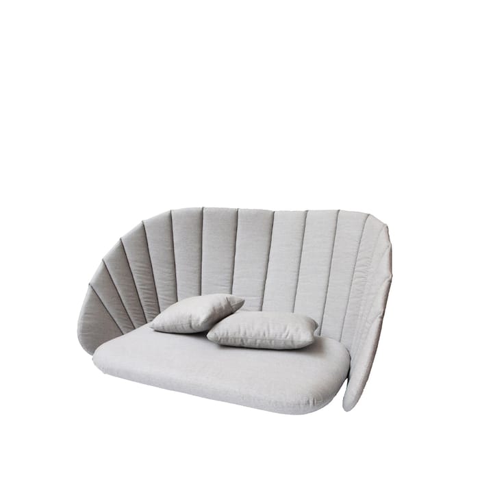 Peacock Sofa-Set 2-Sitzer - Cane-line Matt Light Grey - Cane-line