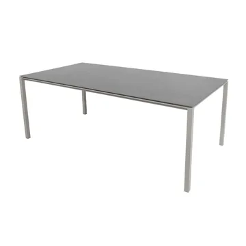 Pure Tisch 200x100 cm Basalt Grau-Taupe - Cane-line