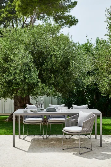 Pure Tisch 200x100 cm Basalt Grau-Taupe - Cane-line