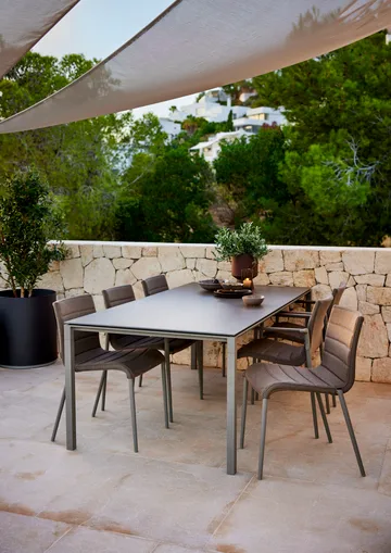 Pure Tisch 200x100 cm Basalt Grau-Taupe - Cane-line